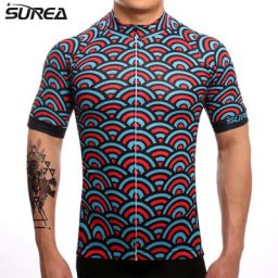 Maillot de cyclisme à manches courtes pour homme vêtement respirant à séchage rapide pour VTT
