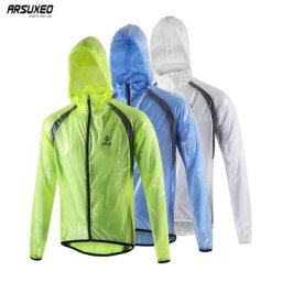 ARSUXEO-Veste de Pluie Ultra Légère Manteau de Cyclisme Coupe-Vent de Vélo Imperméable 3000mm