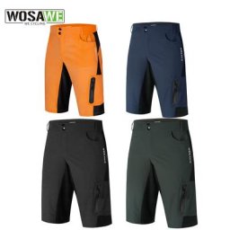 WOSAWE-Short de cyclisme pour homme pantalon court d'été pour vélo de montagne course