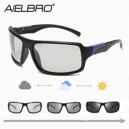 AIELBRO-Lunettes de soleil photochromiques pour homme verres de sport lunettes de vélo lunettes
