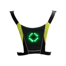 Clignotant de vélo sans fil avec télécommande gilets de cyclisme émail de sécurité coulée d'iode