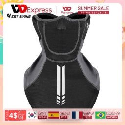 WEST BIKING-Cagoule Thermique de dehors avec Filtre à Charbon Actif Écharpe de Casting