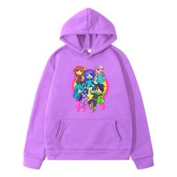 Super Krew Slime – sweat-shirt à capuche pour enfants pull-over décontracté avec dessin animé