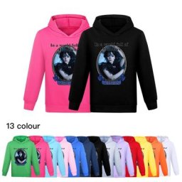 Sweat à Capuche PVD à Manches sulfpour Enfant Pull de dehors Décontracté pour Fille et Garçon