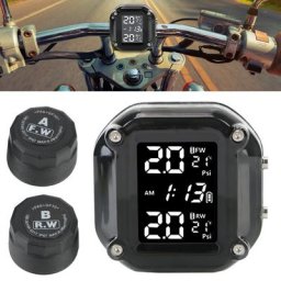 Testeur de température TPMS pour moto avec écran LCD sans fil surveillance de la pression système