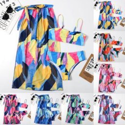 Ensemble de bikini trois pièces pour femmes maillots de bain sexy maillots de bain pour femmes