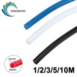 KINWords-Pièces d'imprimante 3D bleu noir blanc 10 5 3 2/1 mètres 2x4mm ID 2mm OD 4mm