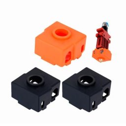 Chaussettes en Silicone pour imprimante 3D Mega CR6 SE 2 pièces pièces pour CR-6 SE Hotend Kit 3