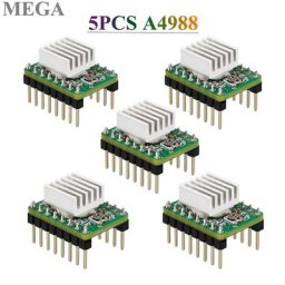 MEGA-Pilotes de moteur pas à pas A4988 pièces 3D Prquinze technologie avec dissipateur thermique