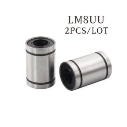 Douille linéaire LM8UU 8mm 2 pièces/lot roulements linéaires CNC pour pièces d'imprimante 3D