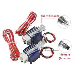 Pièces d'imprimante 3D Kit d'extrudeuse V6 j-head Hotend bloc de support de ventilateur buse de