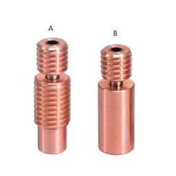 Bloc chauffant E3D Hotend en alliage de cuivre bimétallique haute température filetage M6 M7
