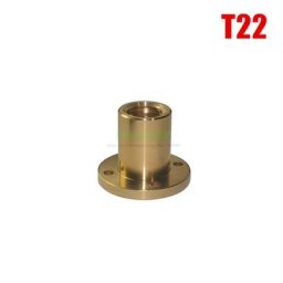 Écrou trapézoïdal T22 bride en T pas de vis 5mm 5mm 1 pièce