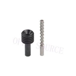 Ensemble d'extrudeuse de poudre de boue en céramique micro vis gorge rajeunissement ACIA pour