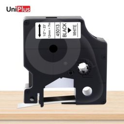 Ruban d'étiquettes compatible Dymo étiqueteuse cartouche D1 45013 45010 40913 12mm LM160