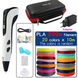 Ensemble de stylos de peinture d'impression 3D avec Filament PLA boîte de rangement Portable de