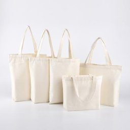 Tissu blanc pour impression par sublimation d'encre lot de 10 pièces sac de shopping bricolage