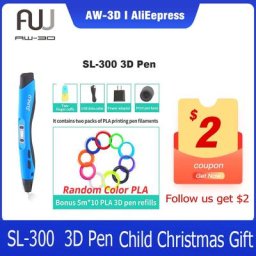 Stylo d'impression 3D SL-300 bricolage griffonnage enfant cadeau de Noël pour enfant Intelligent