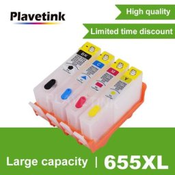Cartouche Plavetink 655XL pour imprimante HP 655 XL fonctionne avec Deskjet Ink Advantage 3525 4615