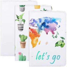 Lot de 20 pièces de porte-passeport en PU livraison gratuite couverture vierge bricolage voyage