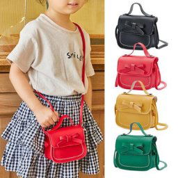 Sac à main à nœud pour petites filles sacoche à bandoulière nouvelle collection mignon et frais
