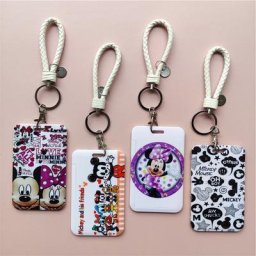 Disney-Porte-cartes de dessin animé Minnie pour filles porte-cartes de visite porte-cartes de