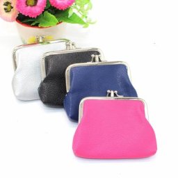 Mini porte-monnaie portable pour femme portefeuille à loquet court porte-clés porte-carte