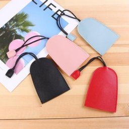Sac à clés en cuir PU 4 couleurs pures Type Pull porte-clés portefeuilles de femme de ménage