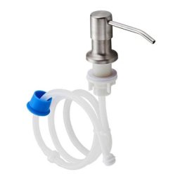 Distributeur de savon liquide détergent en acier inoxydable Kit de tubes d'extension pour évier de