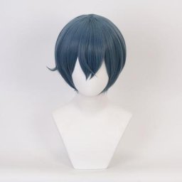 Kuroshitsuji-Perruque Synthétique Courte avec Bonnet Cosplay Black Butler Phantomhive Ciel Livre