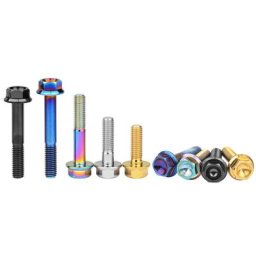 Xingxi-Boulons en titane Ti pour moto et vélo vis à tête collante attaches de pièces M8x15 mm