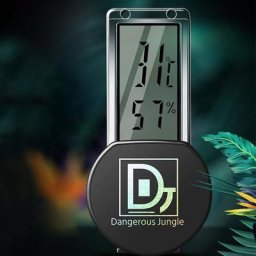 Thermomètre numérique LCD pour animaux domestiques hygromètre d'escalade Terrarium ventouse
