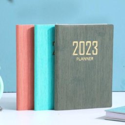 Cahier de licence mensuel hebdomadaire A7 calendrier portable journal bloc-notes bijou