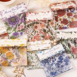 Lot de 30 papiers de la série du jardin de la brume du matin pour la fabrication de cartes de