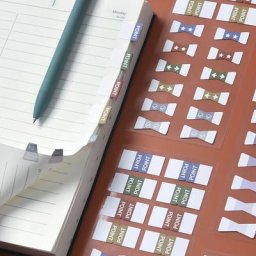 Étiquettes autocollantes Kawaii pour journal agenda quotidien étiquette autocollante drapeau
