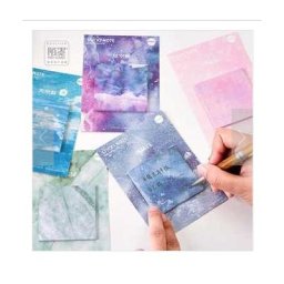 Bloc-notes en papier couleur naturelle 30 pièces/lot tampons de papier pour cartes de