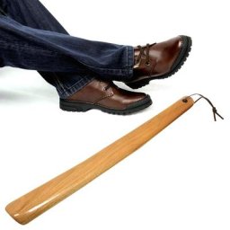 Chausse-pied en bois à long manche outil professionnel et confortable pour femmes et hommes