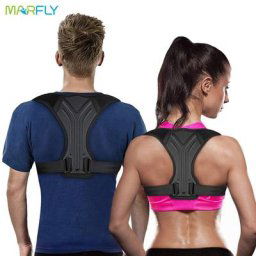Corset médical de posture dorsale pour adulte ceinture de soutien dorsal réglable entraîneur de