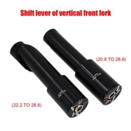 Adaptateur de tige de guidon de vélo en alliage d'aluminium 22.2mm/20.8mm à 28.6mm 1 1/8 pouces