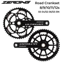 ZEROING – pédalier GXP pour vélo de route 170/172.5/175mm CNC 50-34/52-36/53-39T Double plateau