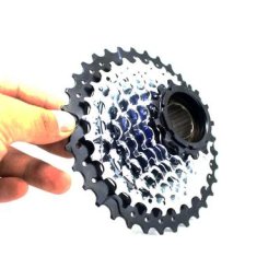 Roue libre nickelée argentée pour vélo roue libre VTT 8 vitesses vélo de positionnement 13-34T
