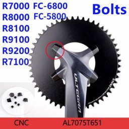 AL7075 Plateau Couvercle 4 Boulons pour Shimano 105 R7000 R8000 R7100 R8100 R9100 R9200 6800 9000