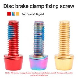IPRO-Boulons de rotor de frein à disque M6 x 18mm en acier inoxydable pour vélo de route et VTT 6