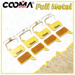 Plaquettes de frein à disque de vélo 4 paires métal doré pour SRAM Level Ult Tlm Rival 22 S700
