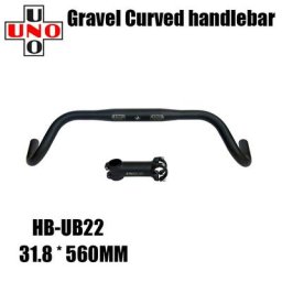 UNO-Poignée de vélo de route barre évasée ultralégère extension externe 31.8x560mm