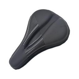Housse de selle de vélo Extra souple en cuir PU antidérapante rembourrée résistante à l'eau