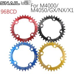 SNACanon-Plateau 96BCD Rond pour Alivio 30 32T 34T 36T 38T Dent Unique Plaque Dentaire VTT