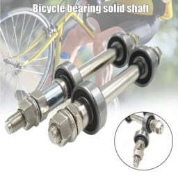 Moyeu de roue de bicyclette 14CM 18CM axe avant arrière roulement 6000/6200 arbre solide levier