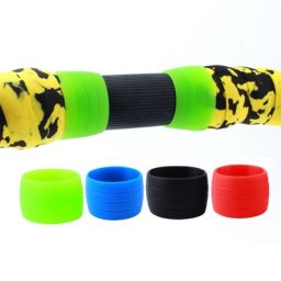 Bouchons de guidon de vélo de route en caoutchouc et silicone ruban de barre d'extrémité anneau