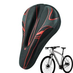 Housse de selle de vélo 3D en Gel de Silicone coussin de selle de vélo respirant doux et épais